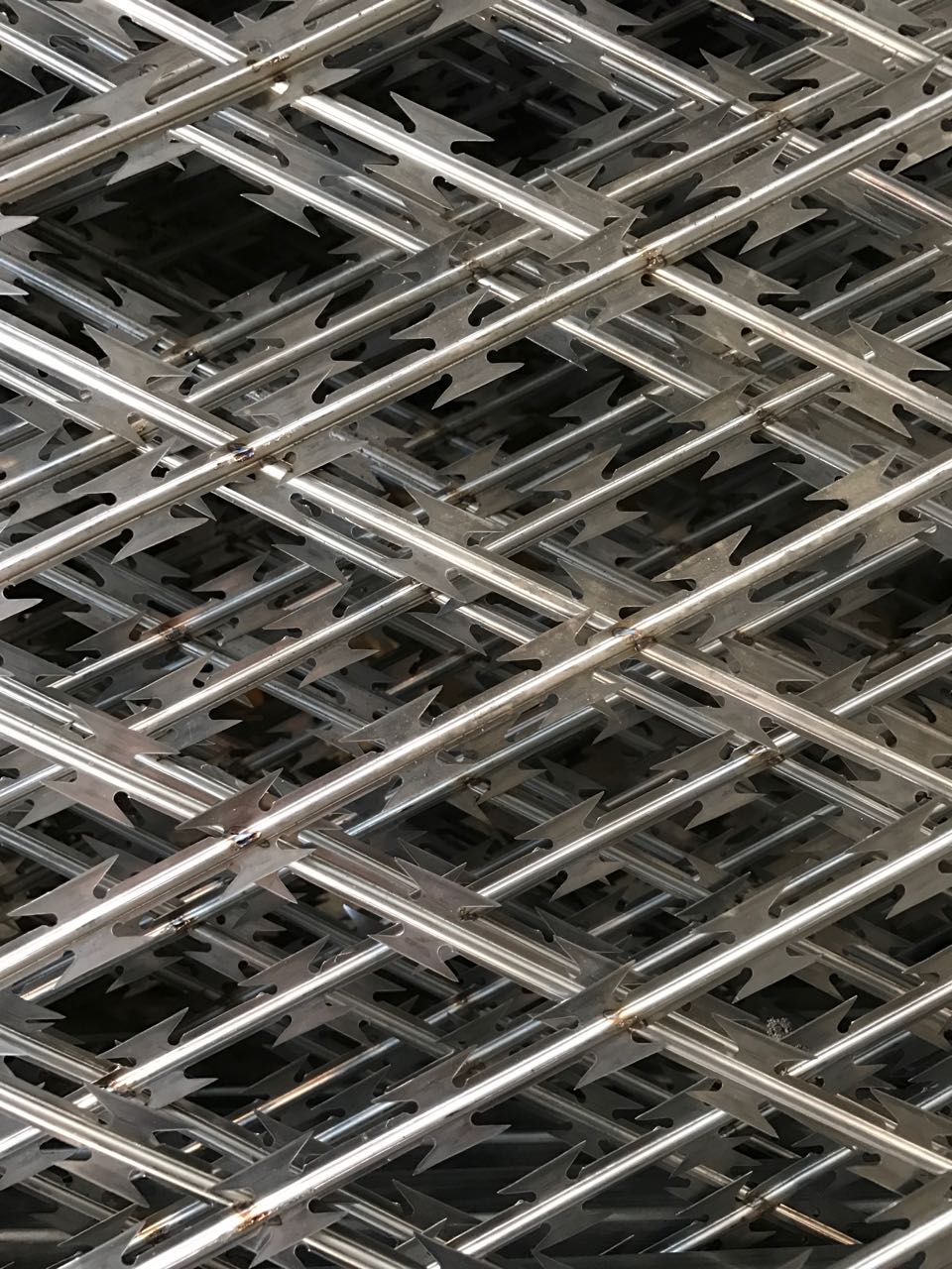 監獄刀片鋼網墻圖片3